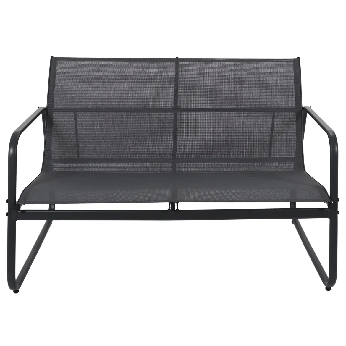 SALON JARDIN ESSENTIEL ANTHRACITE 4 PLACES