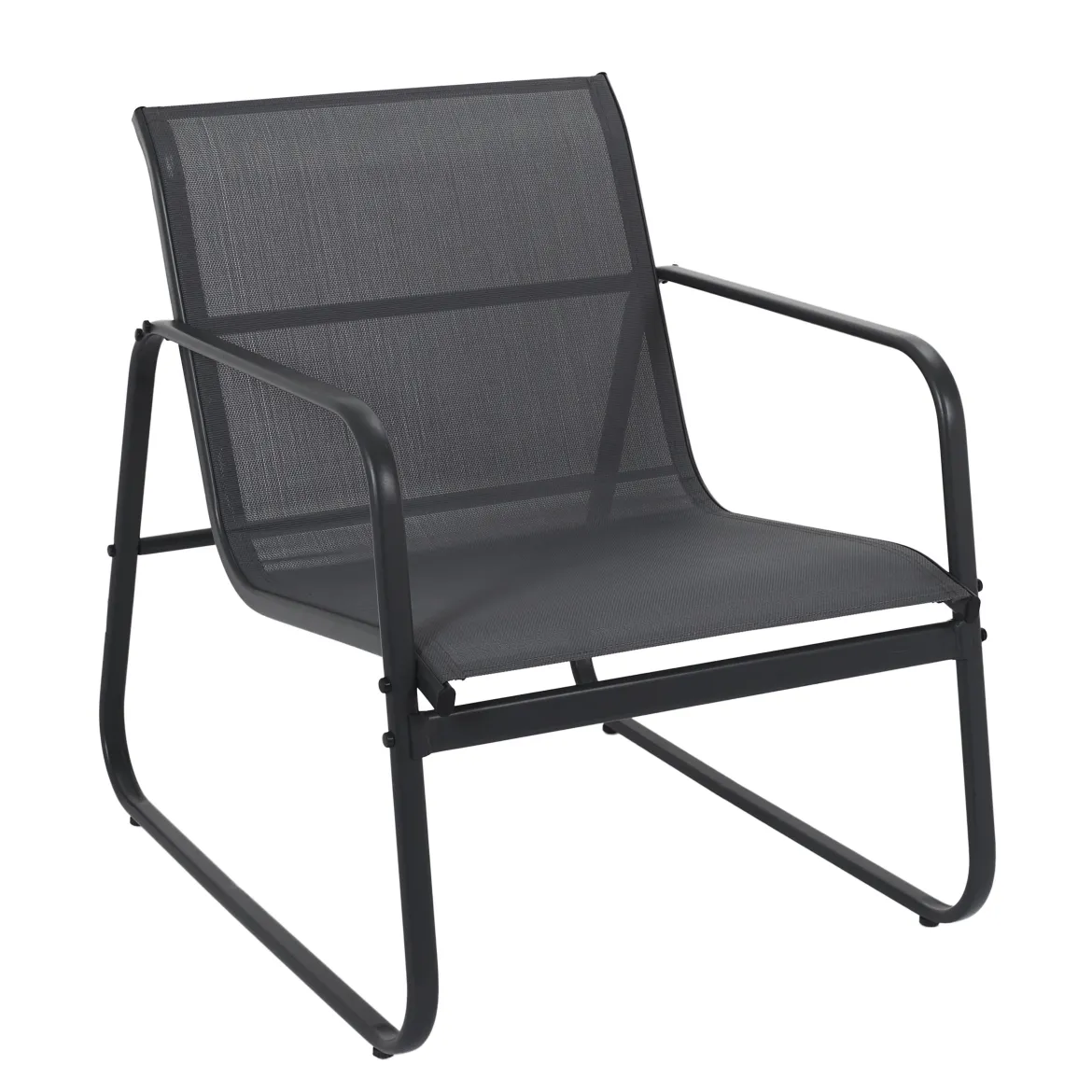 SALON JARDIN ESSENTIEL ANTHRACITE 4 PLACES