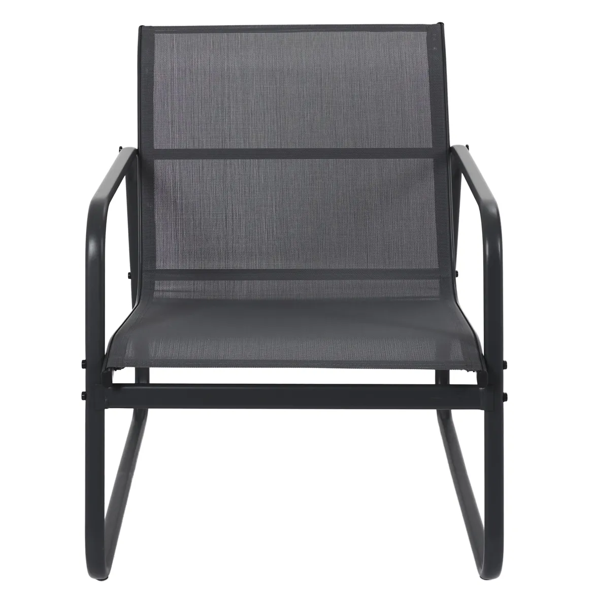 SALON JARDIN ESSENTIEL ANTHRACITE 4 PLACES