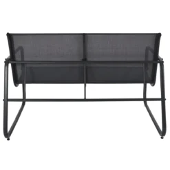SALON JARDIN ESSENTIEL ANTHRACITE 4 PLACES