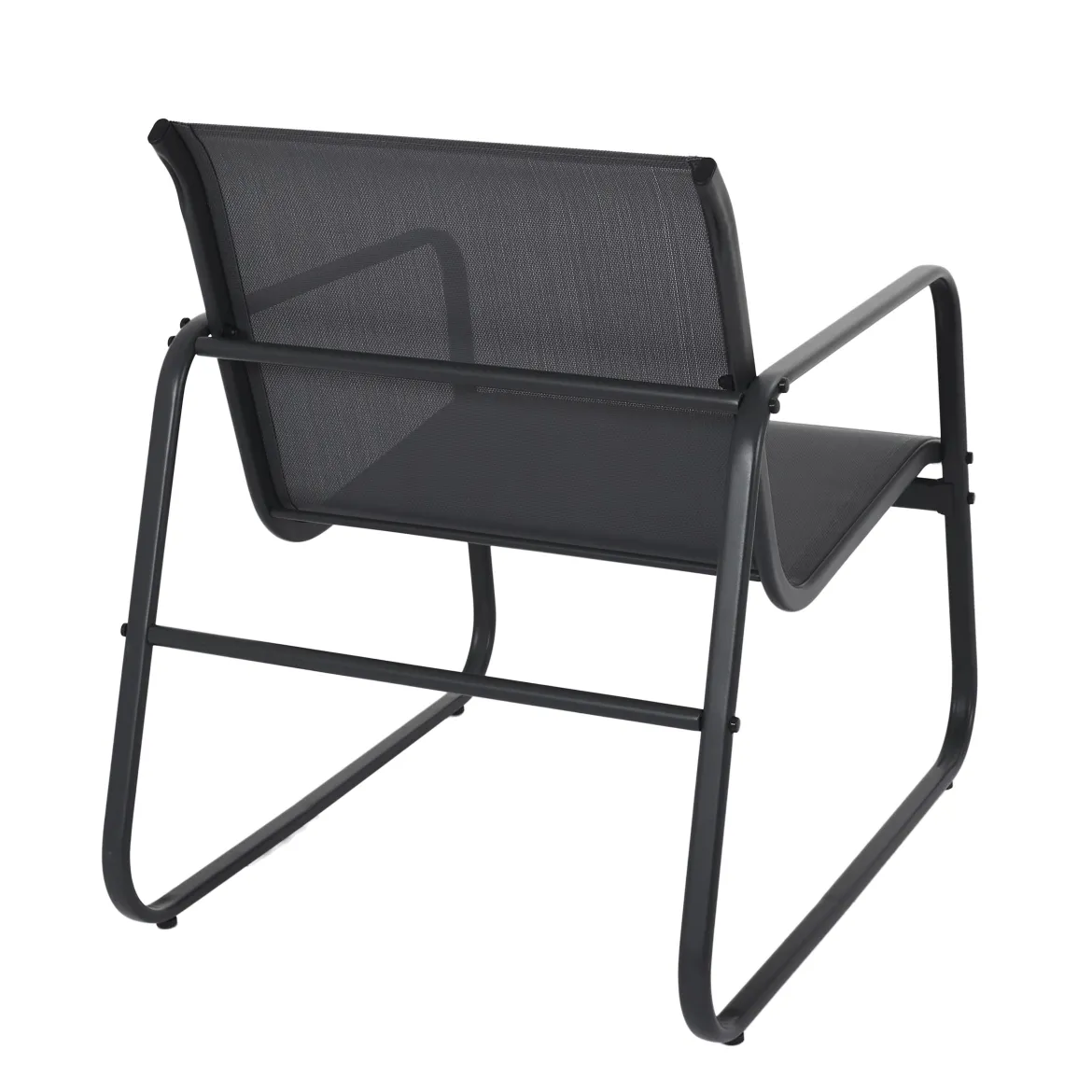 SALON JARDIN ESSENTIEL ANTHRACITE 4 PLACES