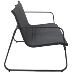 SALON JARDIN ESSENTIEL ANTHRACITE 4 PLACES