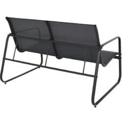 SALON JARDIN ESSENTIEL ANTHRACITE 4 PLACES