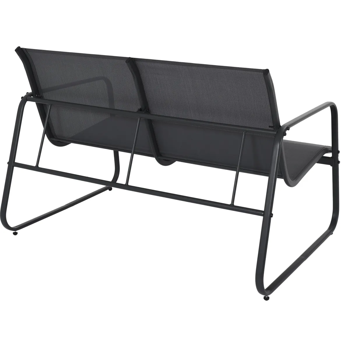 SALON JARDIN ESSENTIEL ANTHRACITE 4 PLACES