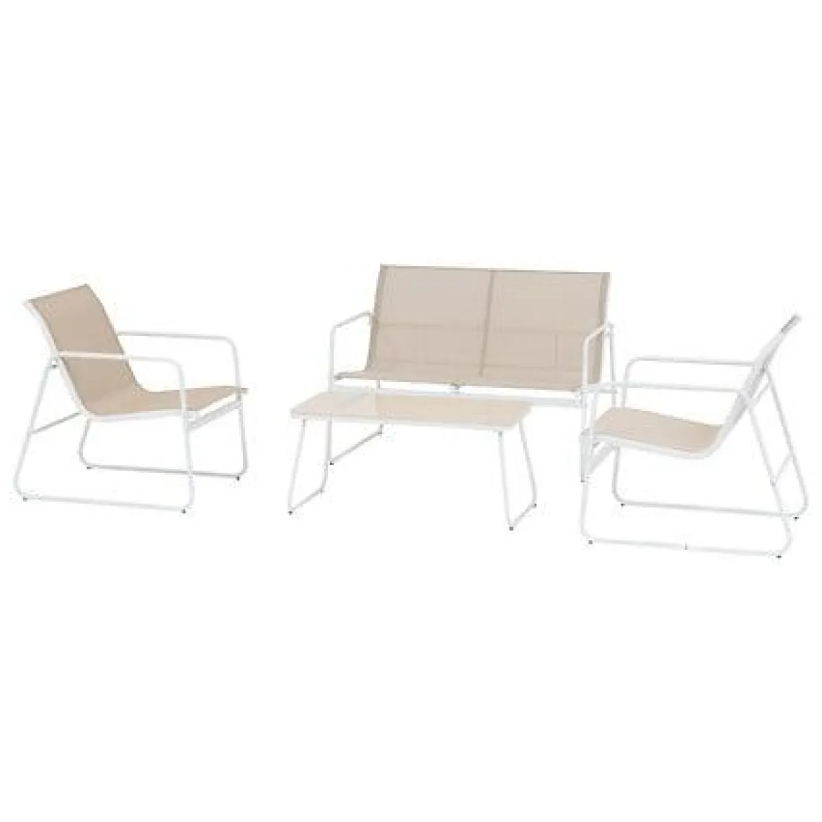 SALON JARDIN ESSENTIEL ARGILE 4 PLACES