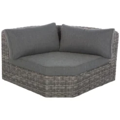 SALON MOOREA ANGLE TERRE D OMBRE 5 PLACES
