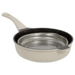 SAUTEUSE 28CM AVEC PANIER TAUPE ALURO