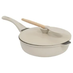 SAUTEUSE 28CM AVEC PANIER TAUPE ALURO