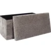 SCOTT COFFRE BANC PLIABLE COTELE TAUPE
