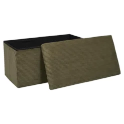 SCOTT COFFRE BANC PLIABLE COTELE VERT