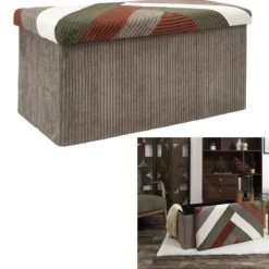 SCOTT COFFRE BANC PLIABLE PATCHWORK COTELE