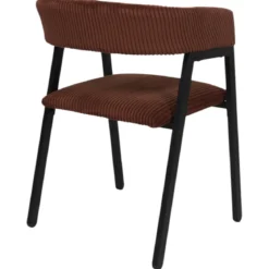 SCOTT FAUTEUIL DESIGN COTELE TERRACOTTA