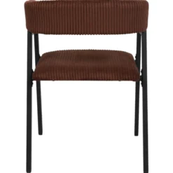 SCOTT FAUTEUIL DESIGN COTELE TERRACOTTA