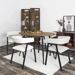 SCOTT FAUTEUIL DESIGN COTELE BEIGE