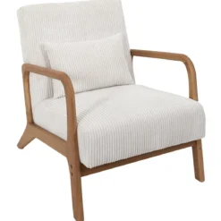 SCOTT FAUTEUIL SALON COTELE BEIGE