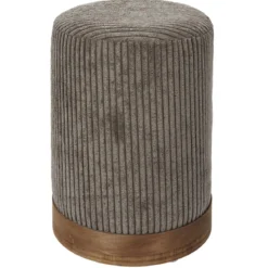SCOTT POUF COTELE TAUPE