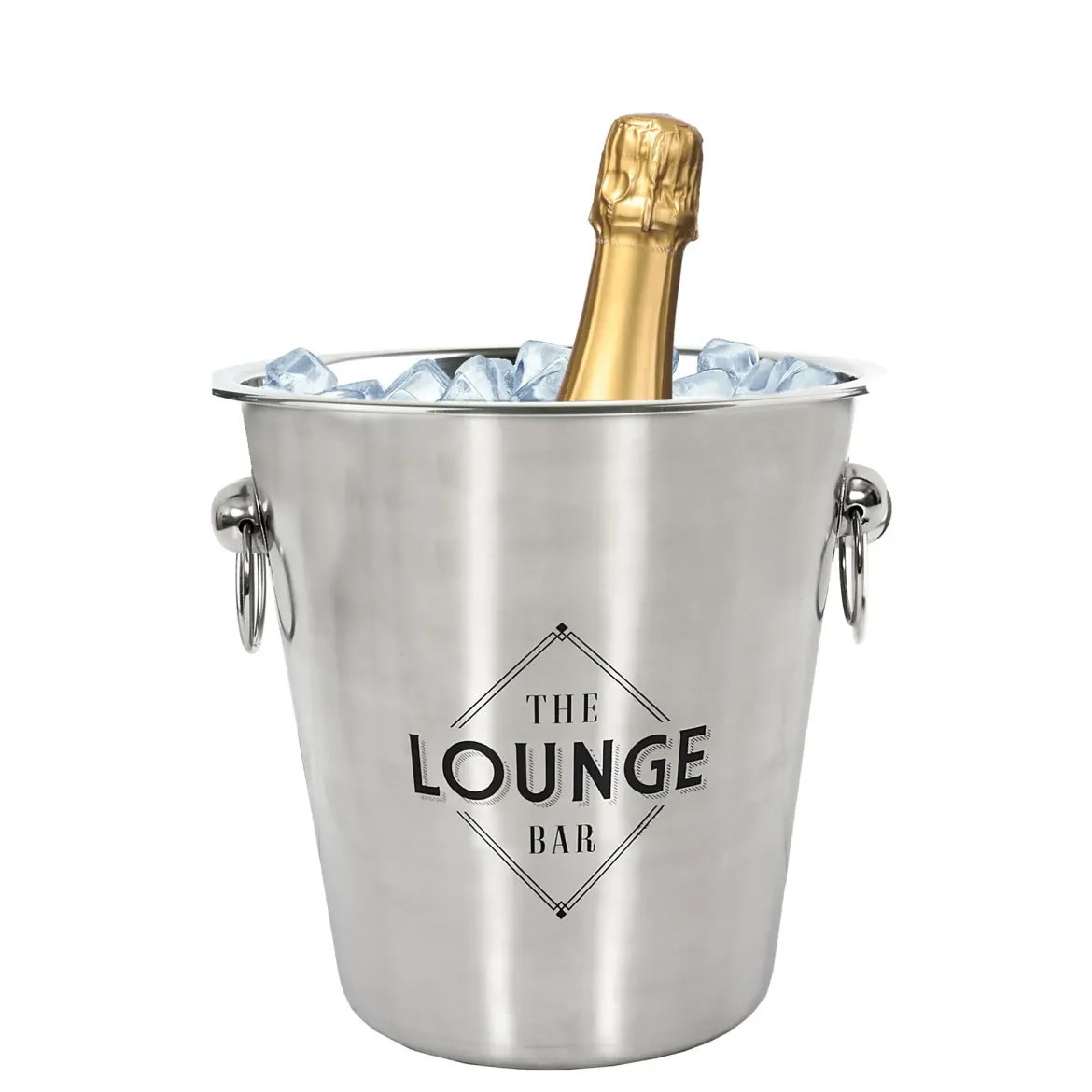 SEAU A CHAMPAGNE ACIER 22CM