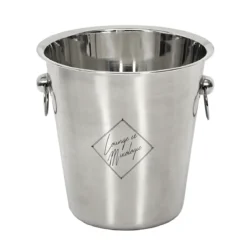 SEAU A CHAMPAGNE ACIER 22CM