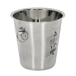 SEAU A CHAMPAGNE ACIER 22CM