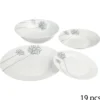 SERVICE 19PCS FLEUR LEGERE GRI