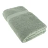 SERVIETTE BAIN 90X150CM COTON VERT EUCALYPTUS