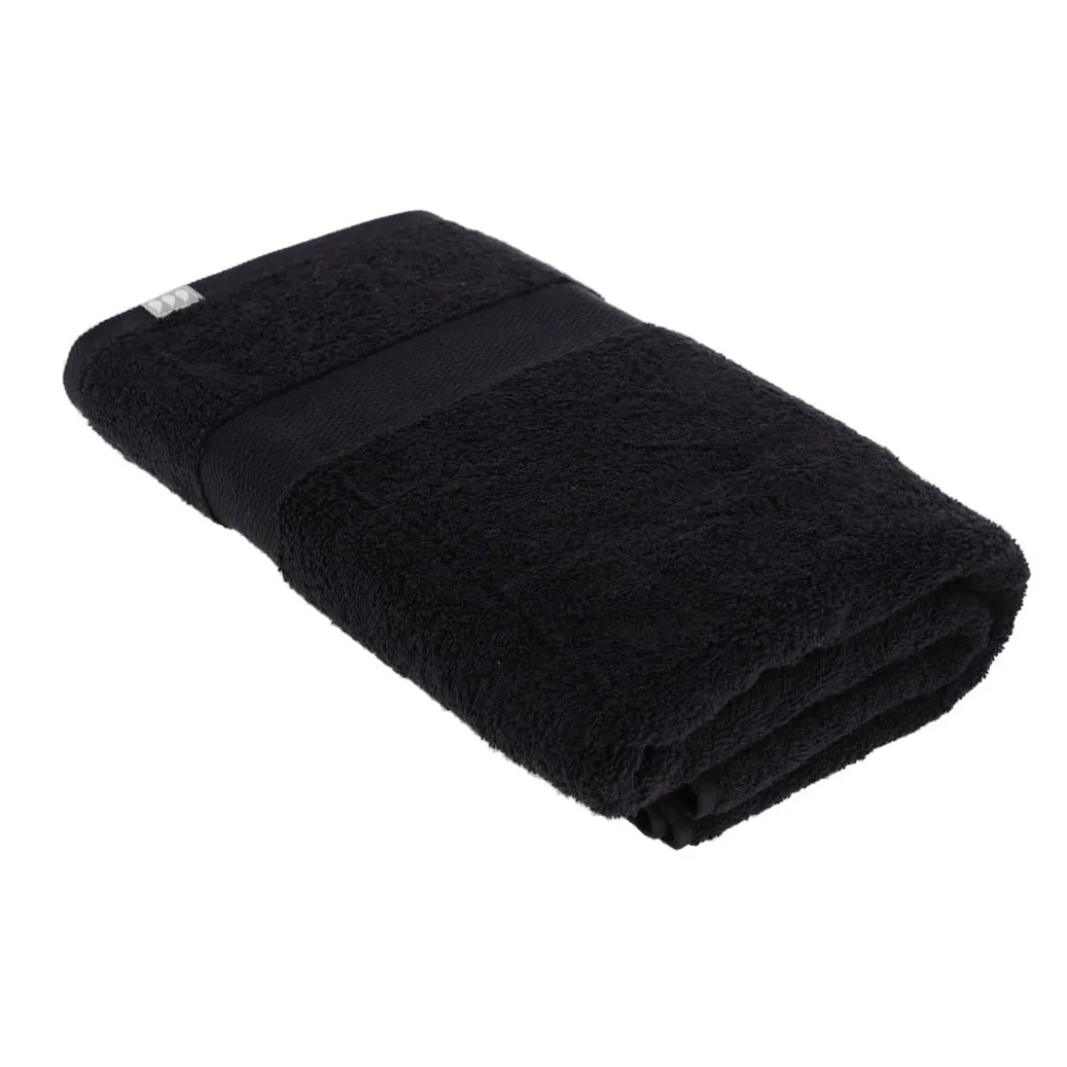 SERVIETTE BAIN 90X150CM COTON NOIR