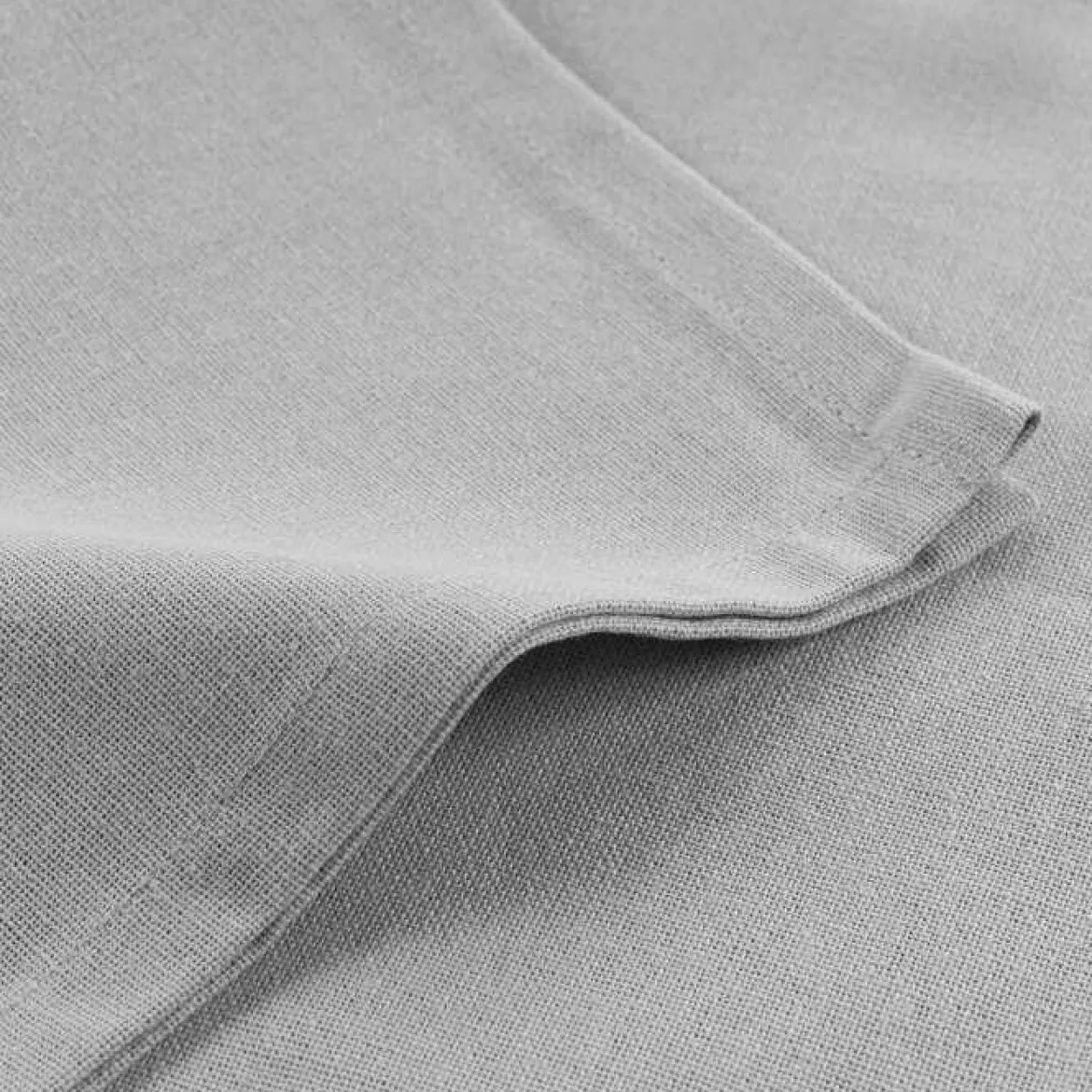 3 SERVIETTES DE TABLE 40X40 CM COTON UNI INITIA GRIS