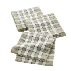 3 SERVIETTES TABLE 45X45CM COTON TISSE TRADITION LIN