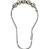 SET 12 ANNEAUX DE DOUCHE ACIER INOXYDABLE CHROME