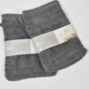 SET 2 GANTS TOILETTE GENEVIEVE LETHU 550G GRIS