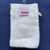 SET 2 GANTS TOILETTE 16X21CM BLANC