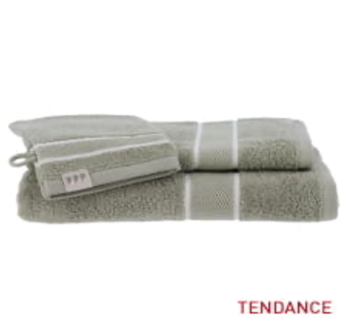 SET DE 3 PCS SAUGE GANT ET SERVIETTE 50X90CM ET 70X130CM