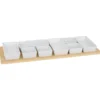 SET APERITIF BAMBOU WHITE X9 PIECES