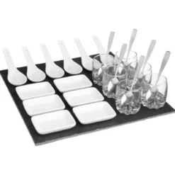 SET APERITIF CARRE 25 PIECES