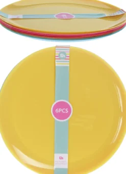 SET 6 ASSIETTES D.21CM