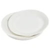 SET 20 ASSIETTES RONDES D.23CM BLANC