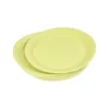 SET 20 ASSIETTES RONDES D.18CM TILLEUL