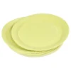 SET 20 ASSIETTES RONDES D.23CM TILLEUL