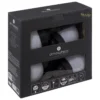 SET 4 BALISES SOLAIRES LUMIERE BLANCHE H.34CM
