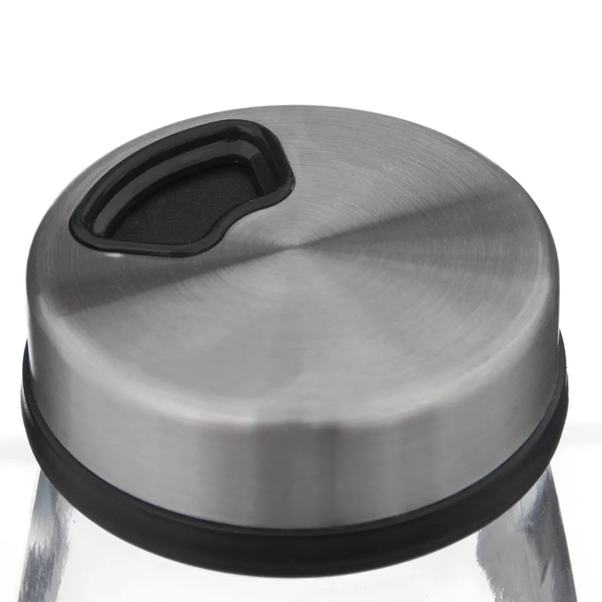 SET 3 BOCAUX EPICES VERRE ET INOX