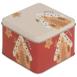 SET 3 BOITES METAL CARRE NOEL
