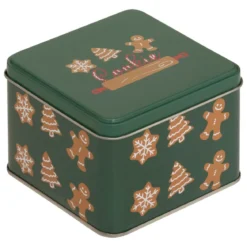 SET 3 BOITES METAL CARRE NOEL