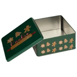 SET 3 BOITES METAL CARRE NOEL