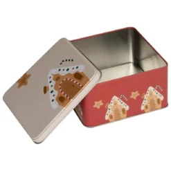 SET 3 BOITES METAL CARRE NOEL