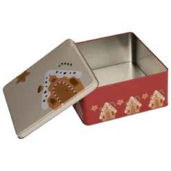 SET 3 BOITES METAL CARRE NOEL