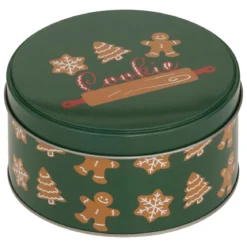 SET 3 BOITES METAL ROND NOEL