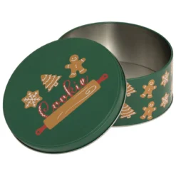 SET 3 BOITES METAL ROND NOEL