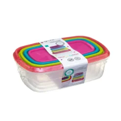 SET 4 BOITES RECTANGLE COLORS
