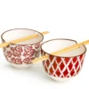 SET 2 BOLS AVEC BAGUETTES PORCELAINE SHANGHAI