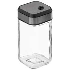 SET BOUTEILLE HUILE VINAIGRE SEL POIVRE VERRE AVEC SUPPORT